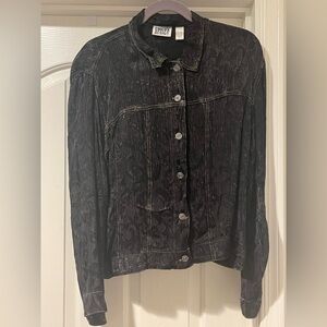 Chico’s Black Jacket Women’s Large Size 2 Vintage